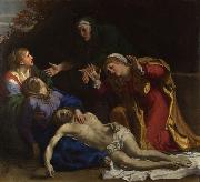 Annibale Carracci The Lamentation of Christ (mk08) oil on canvas